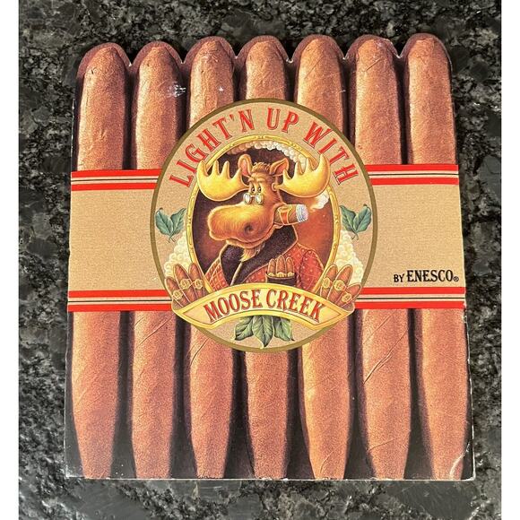 Enesco Moose Creek Crossing Light’N Up Cardboard Display Stand 1997 #283304 - Picture 2 of 3